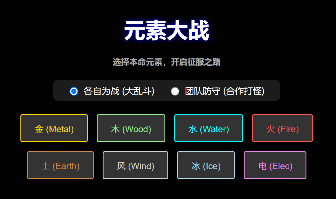 元素大战 封面